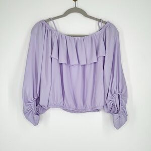 VICI Tyche Soft Purple Off The Shoulder Top Women’s Size Medium